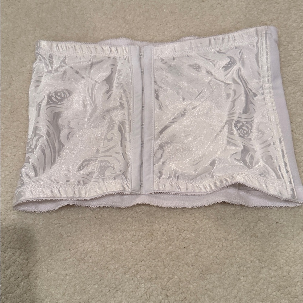 Cupid White Waist Cincher Corset Shape Wear Fajas Tummy Control Slimming